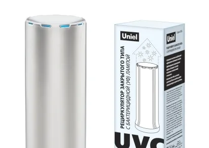 Ультрафиолетовый бактерицидный рециркулятор Uniel UDG-T30A UVCB White UL-00007695