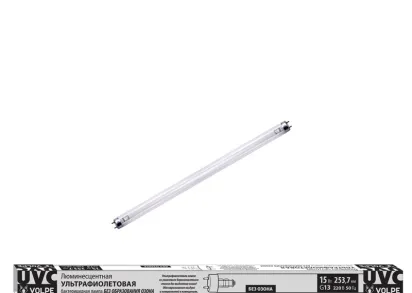Лампа ультрафиолетовая бактерицидная Volpe G13 15W матовая EFL-T8-15/UVCB/G13/CU/V UL-00007401