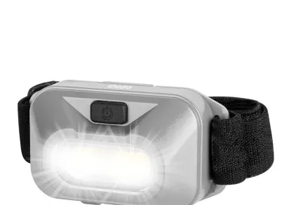 Налобный светодиодный фонарь ФАZA от батареек 100 лм 70х42 H9-L1W-gy