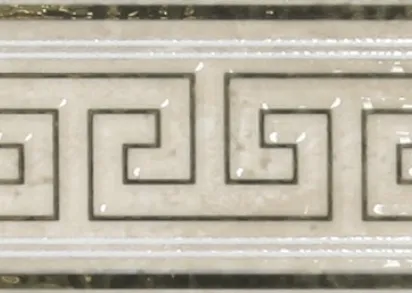 Плитка A036730 Cenefa Sabba Matt Gold 8x25