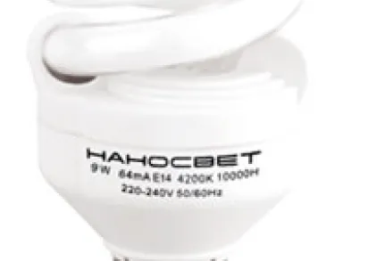 Лампа энергосберегающая Наносвет E14 9W 4000K матовая ES-SPU09/E14/840 E081