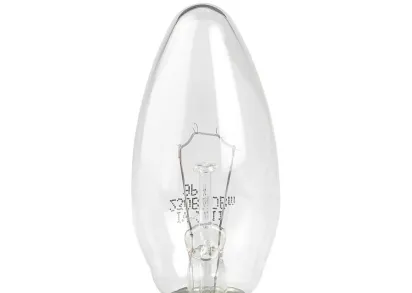 Лампа накаливания ЭРА E14 60W 2700K прозрачная ДС 60-230-Е14 (гофра) Б0039126