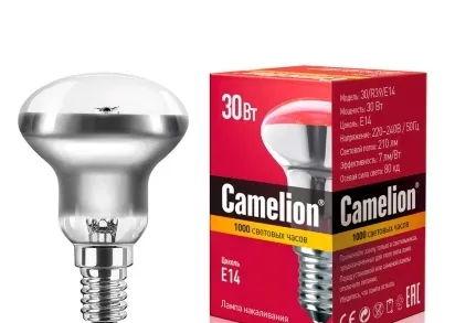 Лампа накаливания Camelion E14 30W 30/R39/E14 8976