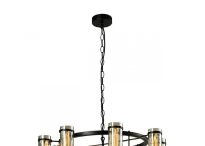 Подвесная люстра IMEX Temple MD.20541-8-P-BK+AB