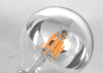 Лампа светодиодная Е27 6W 2200K хром GF-L-2105