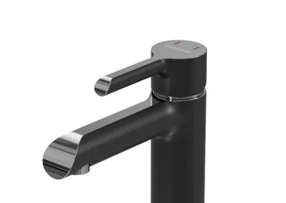 Смеситель Grossman Alba 510.K35.06.100/210, для раковины, хром/черный