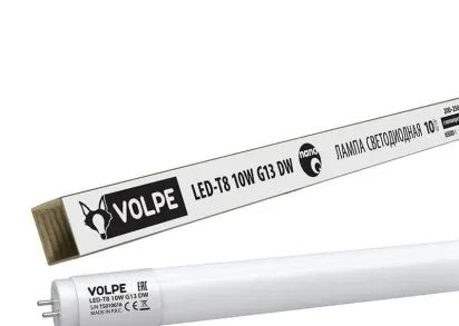 Лампа светодиодная G13 10W 6500K матовая LED-T8-10W/DW/G13/FR/FIX/N UL-00001455