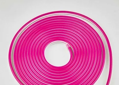 Гибкий неон Uniel 9W/m 120LED/m 2835SMD розовый 5M ULS-N01-2835-120LED/m-6mm-IP67-DC12V-9W/m-5M-Pink UL-00009090