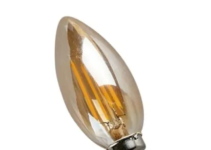 Лампа светодиодная филаментная Elvan E14 5W 4000K золотая E14-5W-4000K-GD-candle