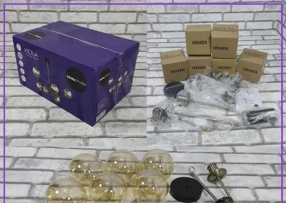 Потолочная люстра Seven Fires Kejla SF3321/6C-AB-BK