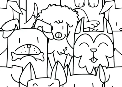 Керамогранит Oh My Dog White 25x25