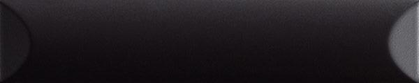 Плитка 192102 Up Cuscino Black Matte 25x5